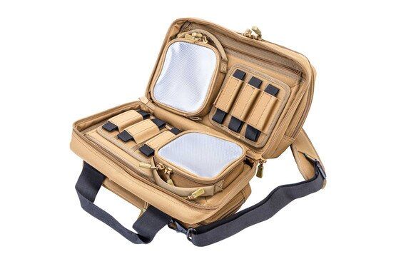 Savior Equipment Specialist Mini Range Bag in Dark FDE offers ample space for gear.